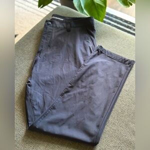 RHONE Commuter Slim Pants in Dark Gray
